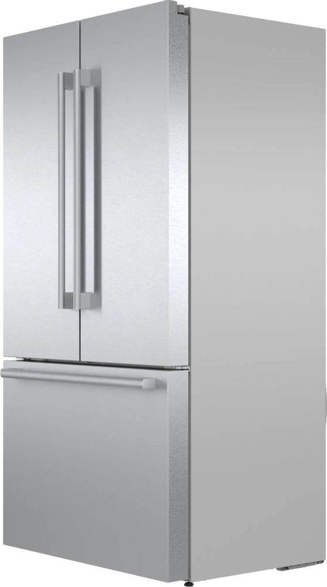 Bosch® 800 Series 20.8 Cu. Ft. Stainless Steel Counter Depth French Door Refrigerator-3