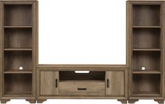 Liberty Furniture Sun Valley Sandstone Entertainment Center With Piers