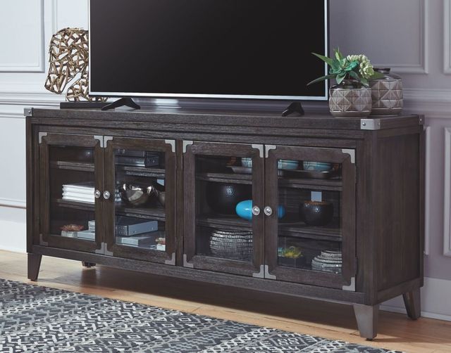Signature Design by Ashley® Todoe Gray Extra Large TV Stand 3
