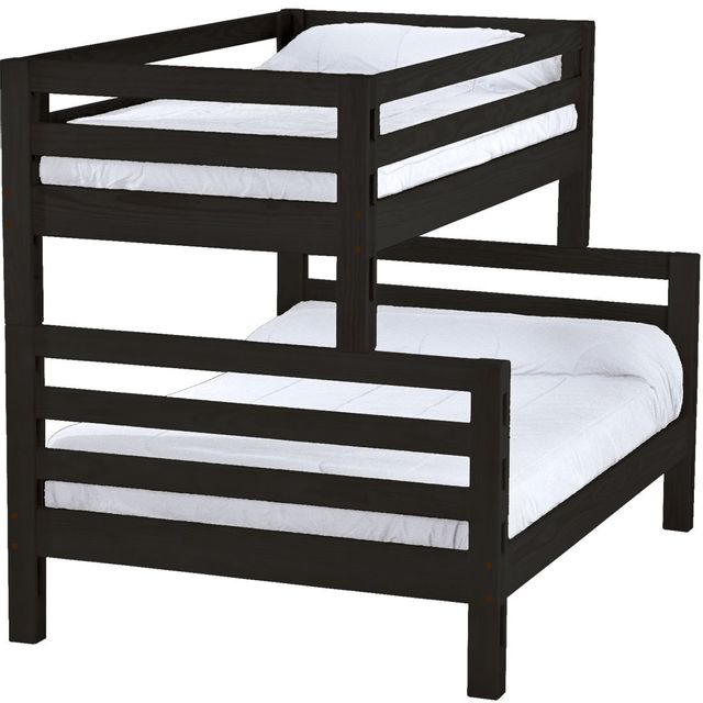 Crate Designs™ Espresso Twin/Full Tall Ladder End Bunk Bed