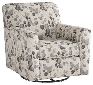 Benchcraft® Abney Platinum Swivel Accent Chair
