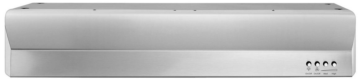 Whirlpool® Gold® 30" Stainless Steel Under Cabinet Range Hood-WVU7130JS