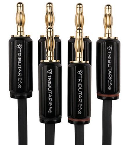 Tributaries® 12' Series 4 Bi-Wire Banana Speaker Cable 1