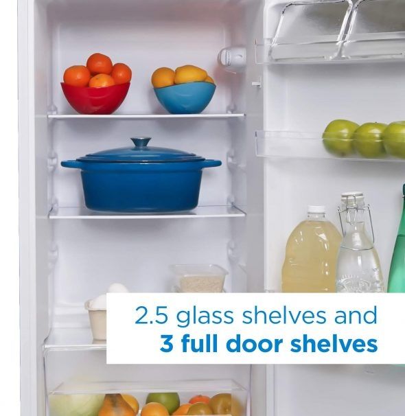 Danby® 7.4 Cu. Ft. White Counter Depth Top Freezer Refrigerator 2