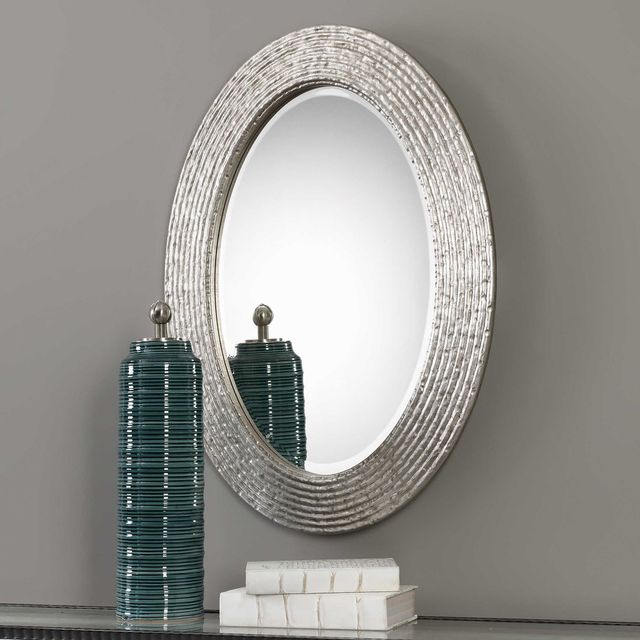 Uttermost® Conder Oval Silver Mirror-2