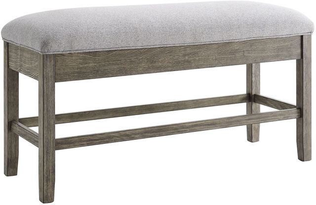 Steve Silver Co.® Grayson Driftwood Storage Counter Bench-2