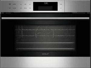 Wolf® E Series 24" Stainless Steel Transitional Single Electric Built in Wall Oven