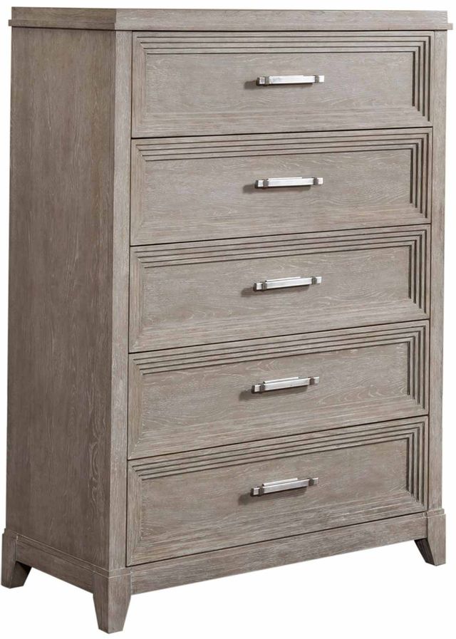 Liberty Furniture Belmar Washed Taupe & Silver Champagne Chest-0