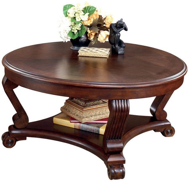 Signature Design by Ashley® Brookfield Dark Brown Coffee Table 1