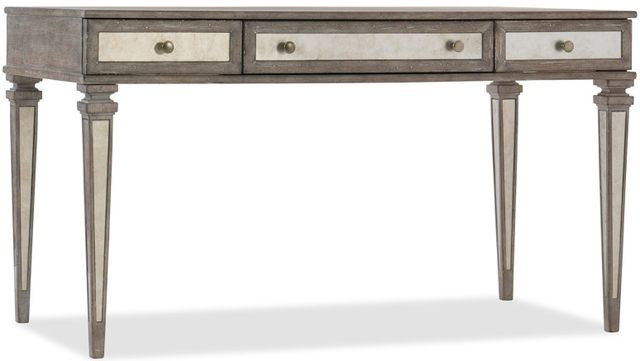 Hooker® Furniture Rustic Glam Light Wood Leg Desk 0