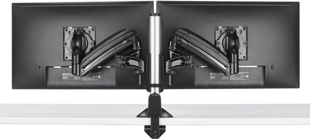 Chief® Kontour™ KX Series Black Dual Monitor Arm Column Desk Mount
