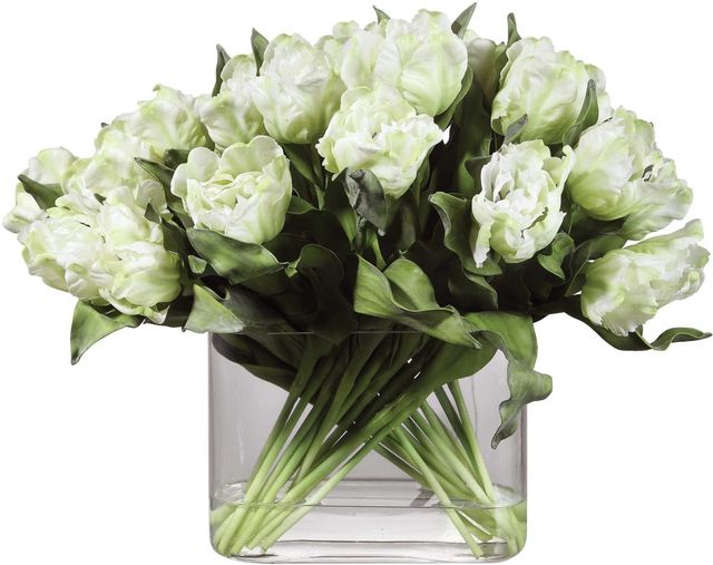 Uttermost® by Constance Lael-Linyard Kimbry White Tulip Centerpiece-0