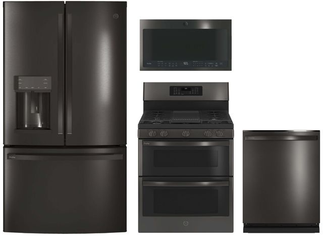 GEPROFILE Kitchen 4 Piece Package 102 PGB965BPTS-PVM9005BLTS-PDT715SBNTS-PFE28KBLTS