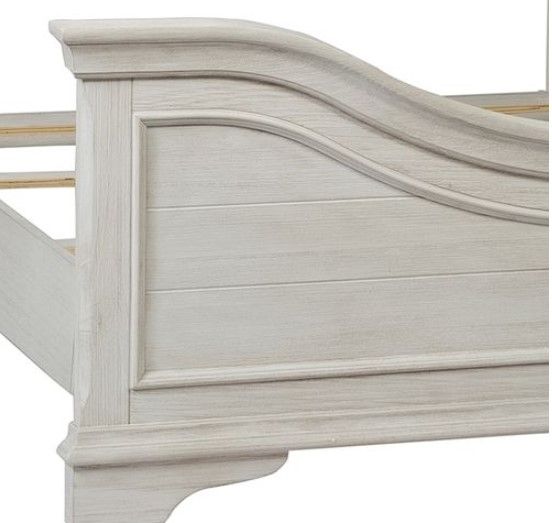 Liberty Bayside Antique White Queen Panel Bed 12