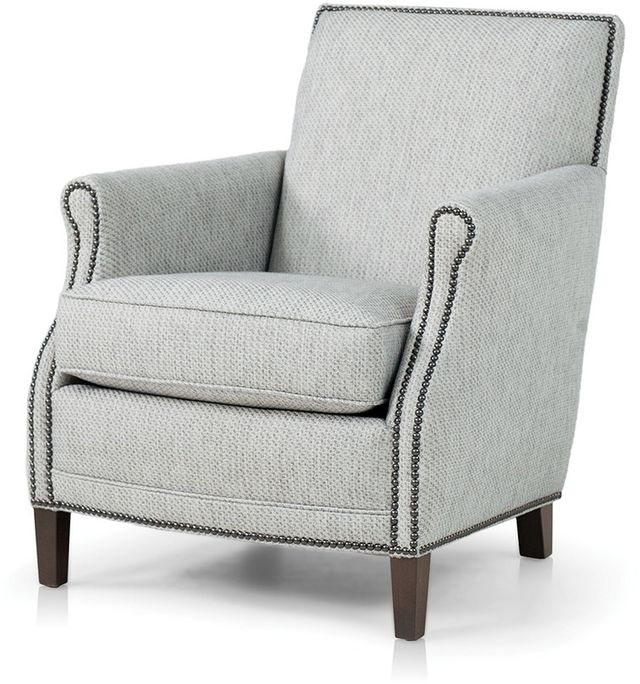 Smith Brothers 517 Collection Grey Stationary Chair