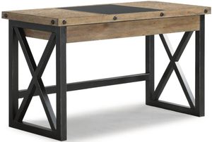 Flexsteel® Carpenter Rustic Gray Lift-Top Writing Desk