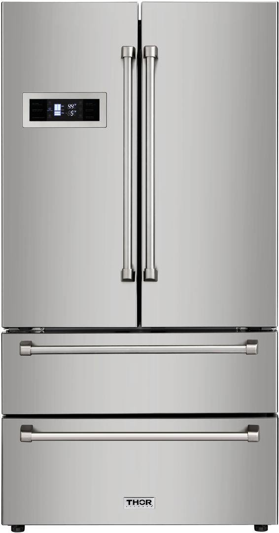 Thor Kitchen® 20.9 Cu. Ft. Stainless Steel Counter Depth French Door Refrigerator