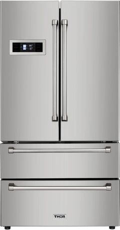 Thor Kitchen® 20.9 Cu. Ft. Stainless Steel Counter Depth French Door Refrigerator-HRF3601F