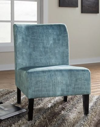 Chaise d'appoint Triptis en tissu bleu Signature Design by Ashley® 1