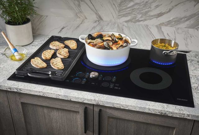 Samsung 36" Stainless Steel Induction Cooktop-1