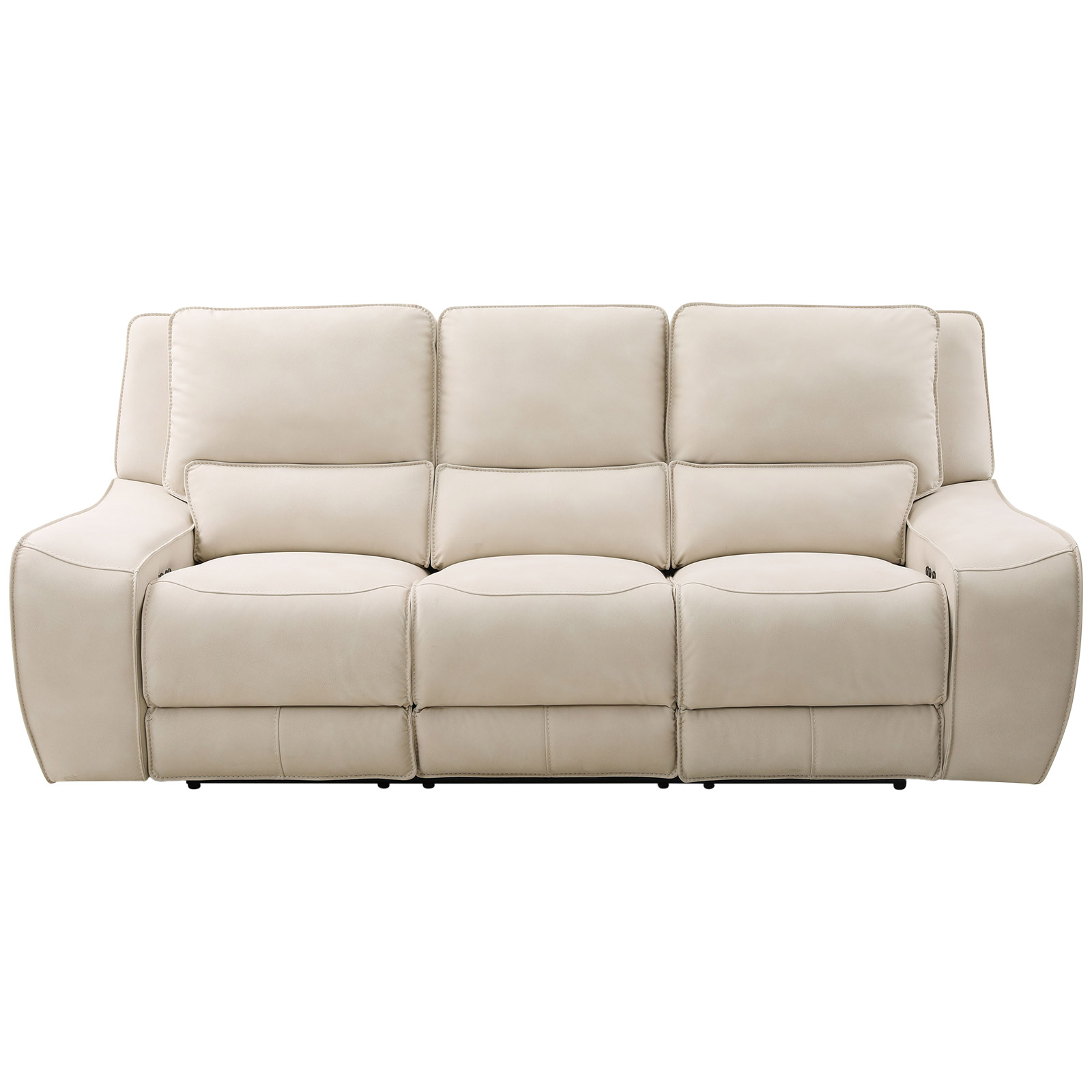 Cheers Enzo Cream Power Reclining Sofa with Power Headrests