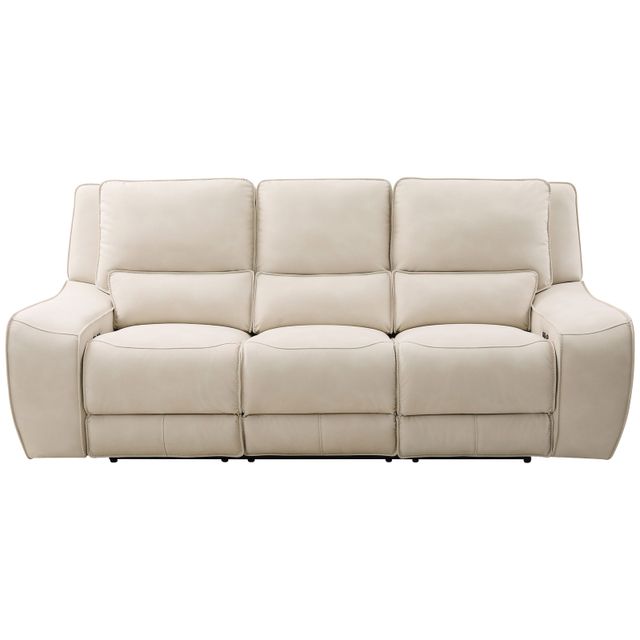 Cheers Enzo Cream Power Reclining Sofa with Power Headrests-0