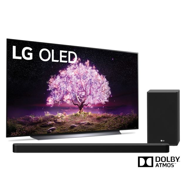 LG C1 77" OLED 4K Smart TV and a LG 3.1.2 Channel Sound Bar System PLUS a FREE $100 Furniture Gift Card-0