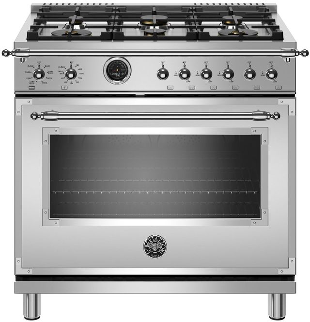 Bertazzoni 36 Professional Series Burner, Induction and Griddle Cooktop