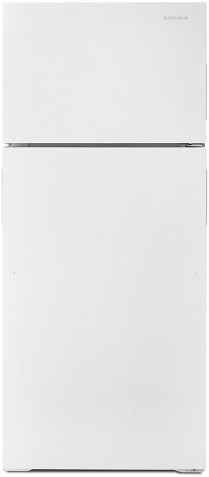 AMANA 28-inch Top-Freezer Refrigerator with Dairy Bin - White - ART104TFDW