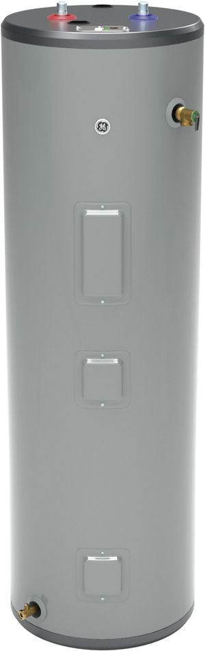 GE® 40 Gallon Gray Electric Water Heater