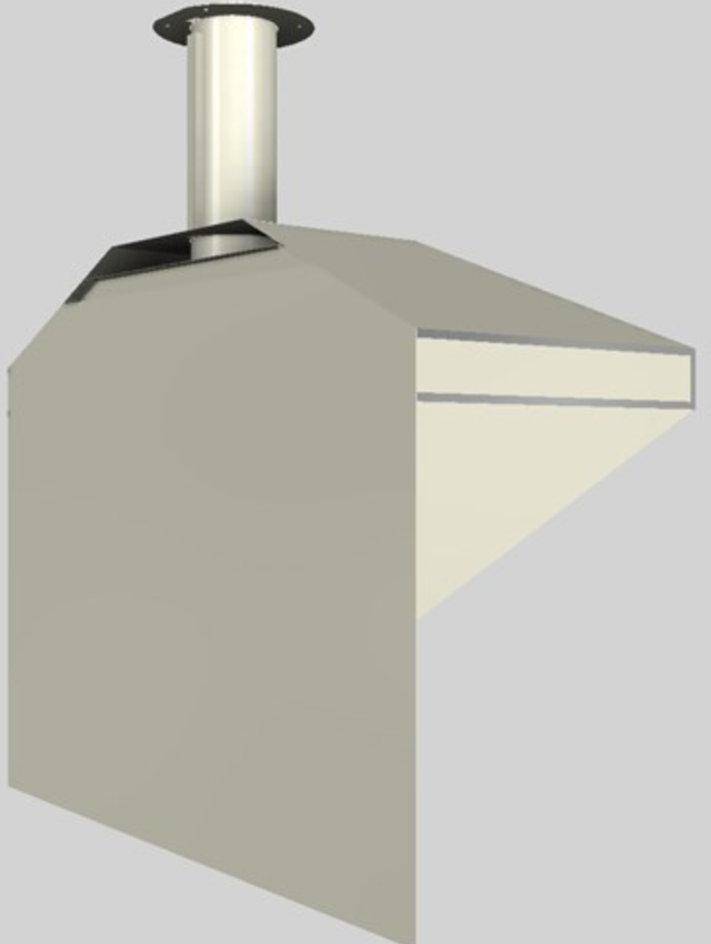Vent-A-Hood® A Series 48" Retro Style Wall Mounted Range Hood-Biscuit 1