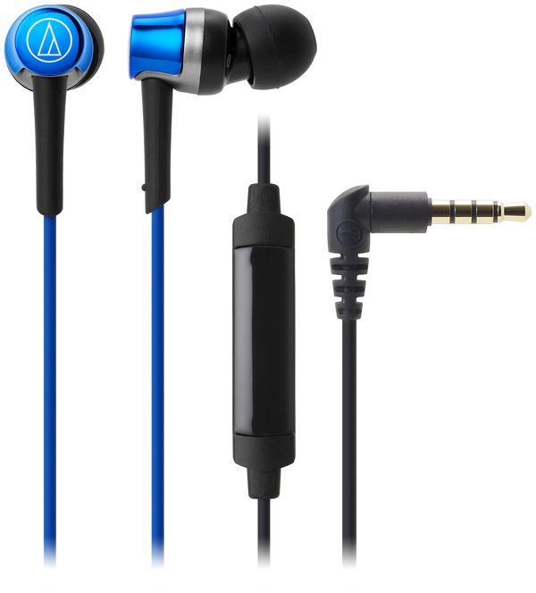 Audio-Technica® SonicFuel® Blue In-Ear Headphones 0