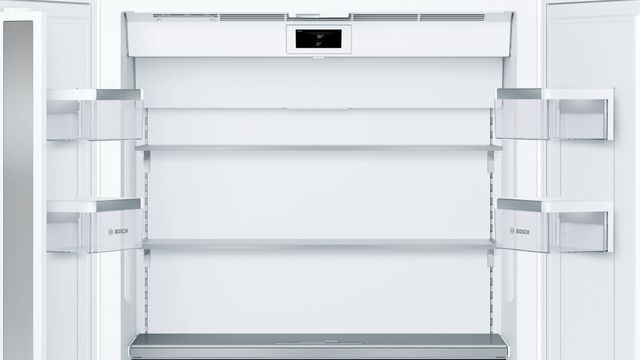 Bosch Benchmark® 19.4 Cu. Ft. Stainless Steel Built In French Door Refrigerator 5