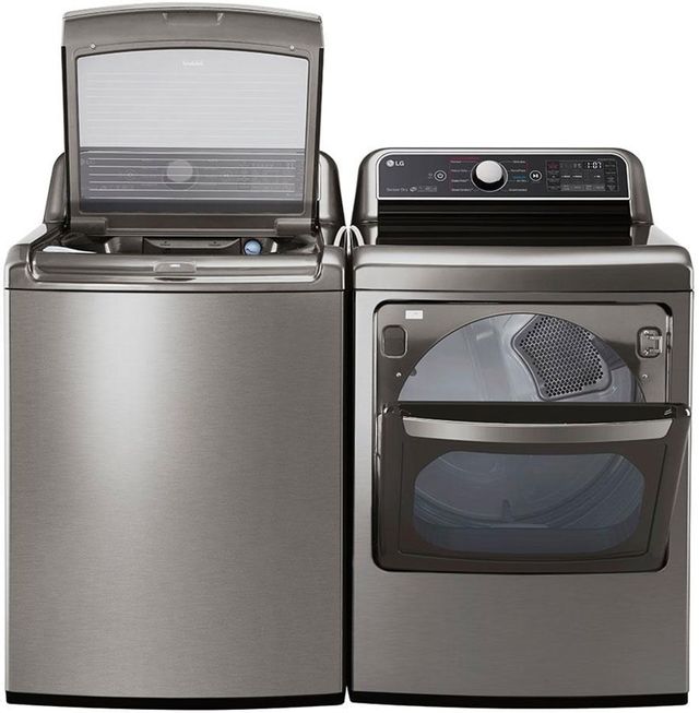 LG 5.0 Cu. Ft. Graphite Steel Top Load Washer | Amundson's Appliance