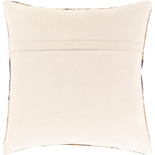 Surya Gada Charcoal 22" x 22" Toss Pillow with Polyester Insert-3
