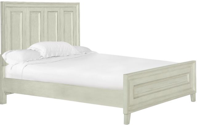 Magnussen Home® Raelynn Weathered White Complete California King Panel Bed