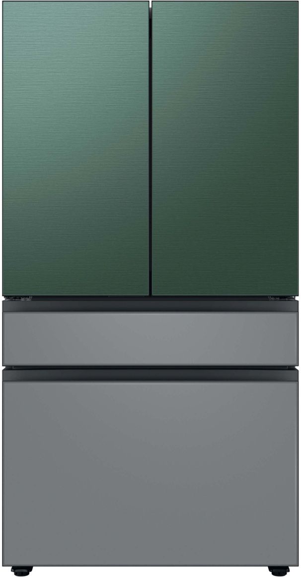 Samsung Bespoke 36" Matte Grey Glass French Door Refrigerator Middle Panel 9