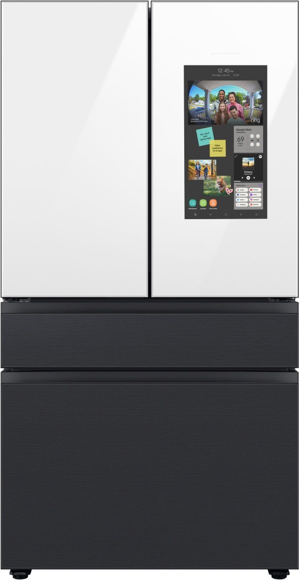 Samsung Bespoke 18" White Glass French Door Refrigerator Top Panel 10