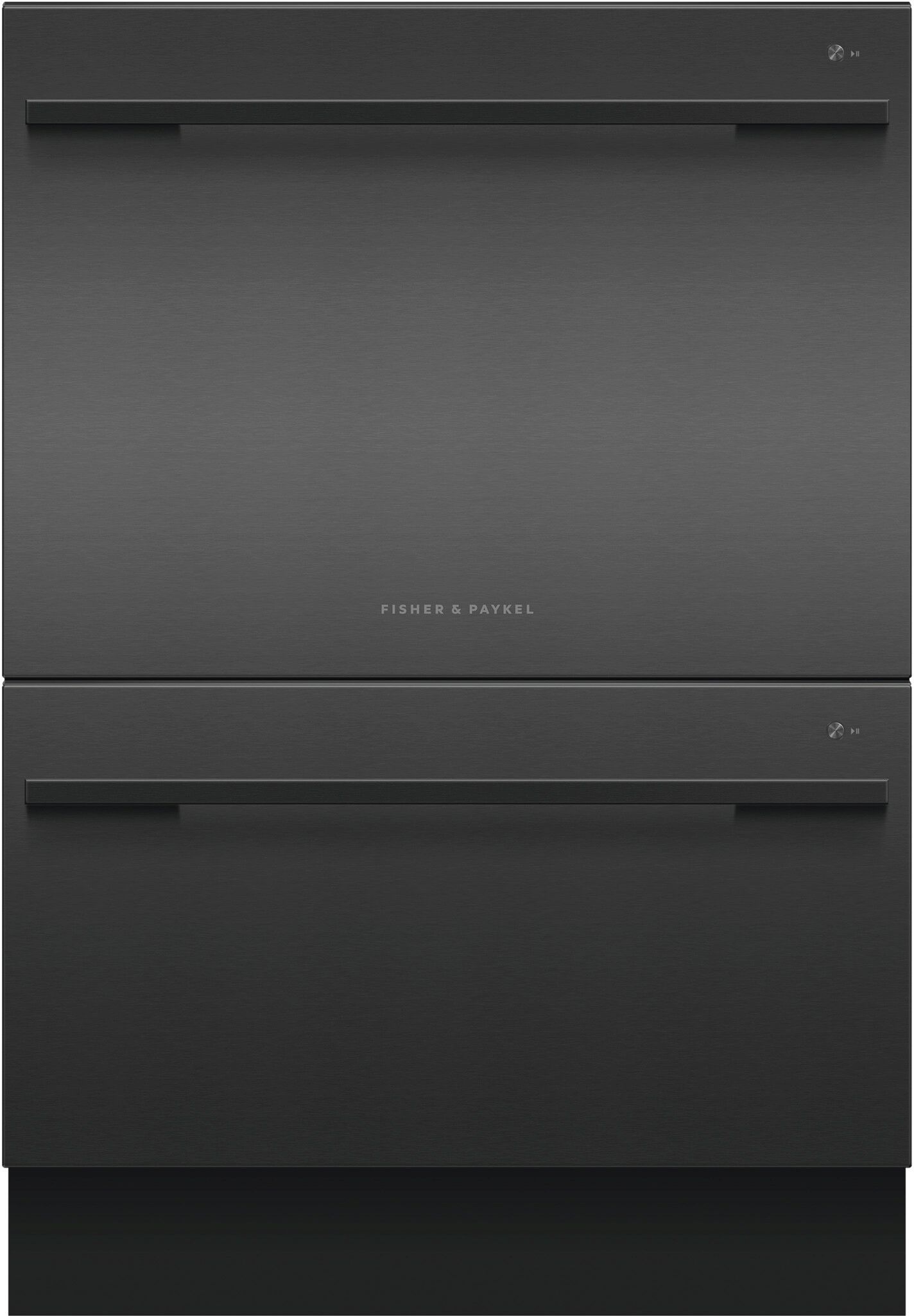 Fisher & Paykel Series 7 23.56" Black Stainless Steel Double DishDrawer™ Dishwasher
