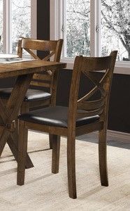Mazin Furniture Pandora Black/Oak Side Dining Chair