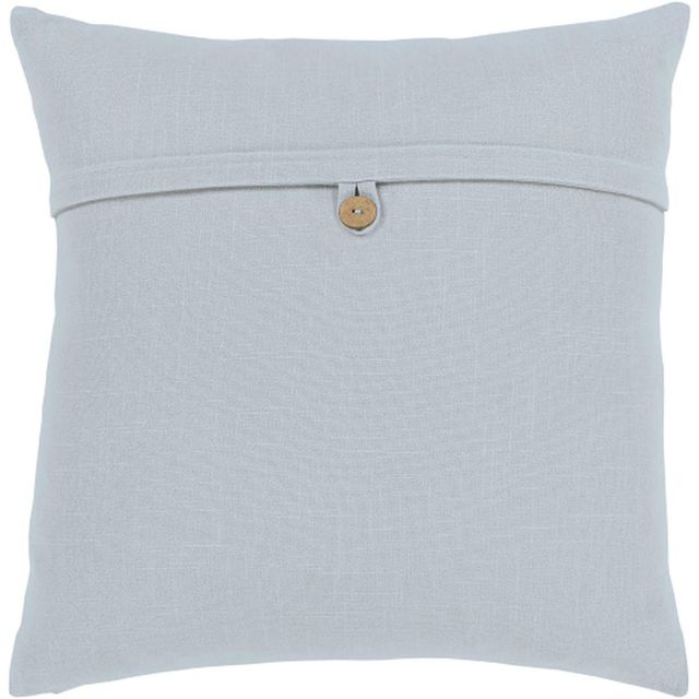 Surya Penelope Ice Blue 20"x20" Pillow Shell with Down Insert-0