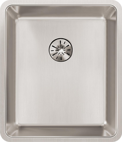 Elkay® Lustertone Iconix 16 Gauge Stainless Steel Single Bowl Undermount Sink with Perfect Drain