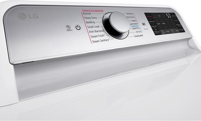 LG 7.3 Cu. Ft. White Electric Dryer 8