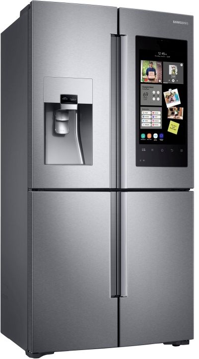 Samsung 22 Cu. Ft. Counter Depth 4-Door Flex™ Refrigerator-Fingerprint Resistant Stainless Steel 30