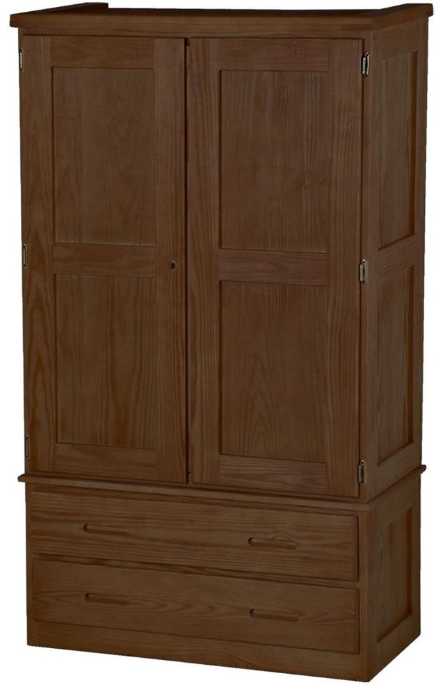 Crate Designs™ Brindle Shelf And Hanging Rod Armoire 2