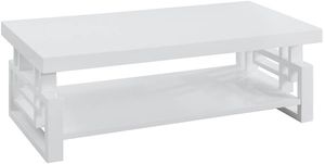 Coaster® Glossy White Rectangular Coffee Table
