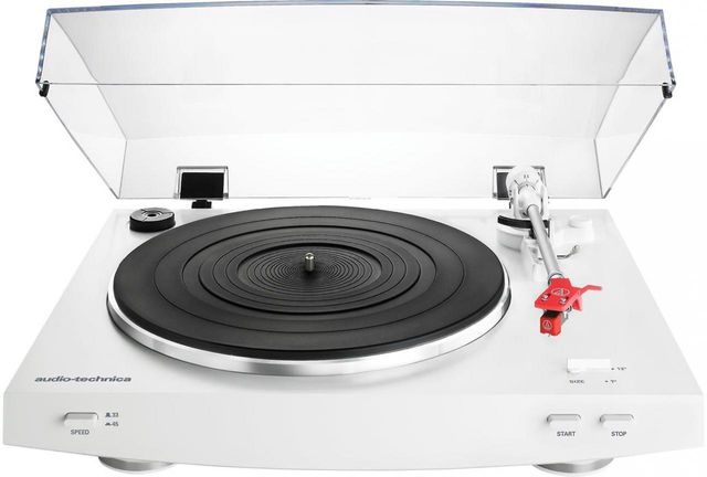 Audio-Technica® AT-LP3WH Fully Automatic Belt-Drive Stereo Turntable 0