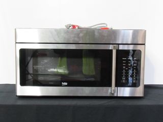 OUT OF BOX Beko 1.5 Cu. Ft. Stainless Steel Over the Range Microwave
