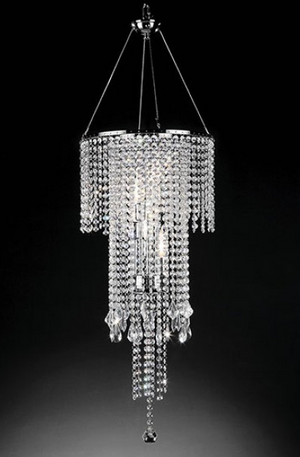Furniture of America® Alrai Clear Ceiling Lamp