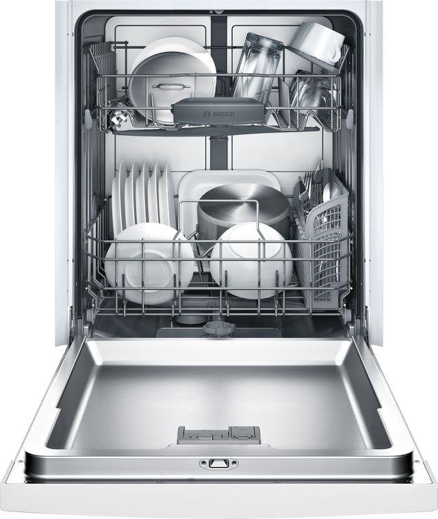 Bosch® Ascenta® Series 24" White Built In Dishwasher WITH HALF PRICE INSTALLATION! ($90 VALUE)-1